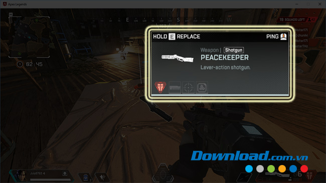 Thay thế vũ khí đã có