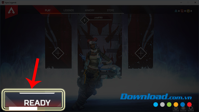 Bắt đầu vào chơi game 