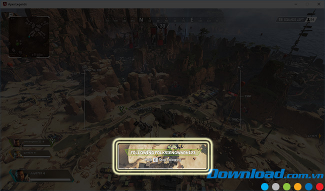 Nhảy xuống bản đồ chơi  