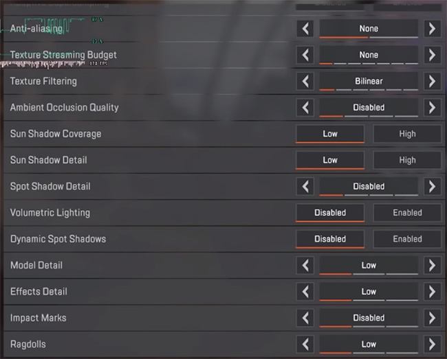 Tăng FPS khi chơi Apex Legends