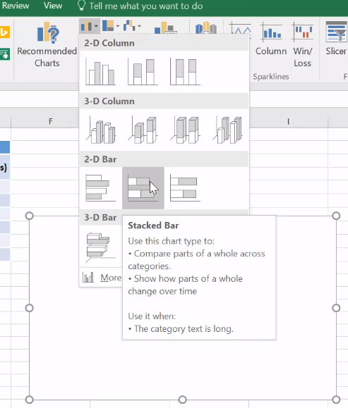 Tạo sơ đồ ngang Gantt