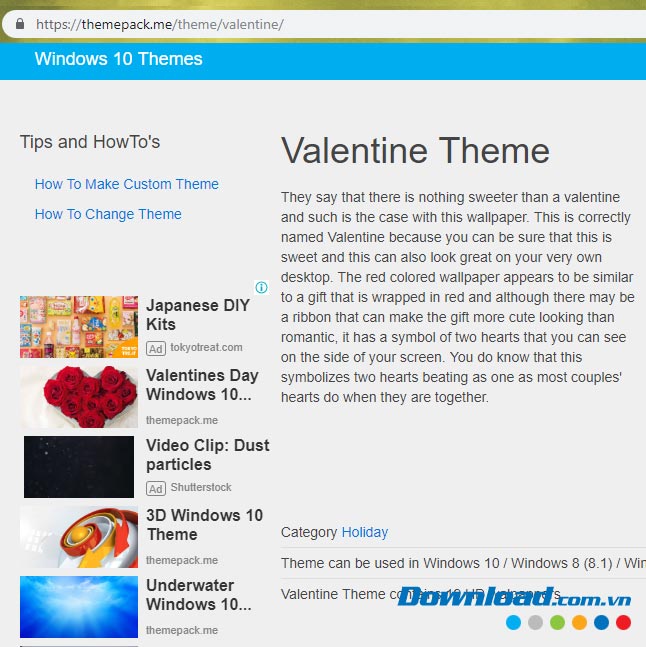 Trang chủ download hình nền valentine