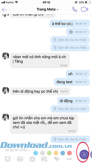 Tính năng video trái tim xuất hiện