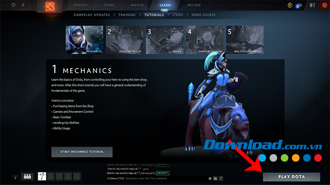 Play Dota 2