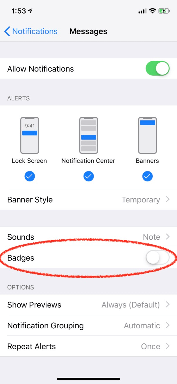 Chỉ để lại thông báo cho những ứng dụng ít gây gián đoạn