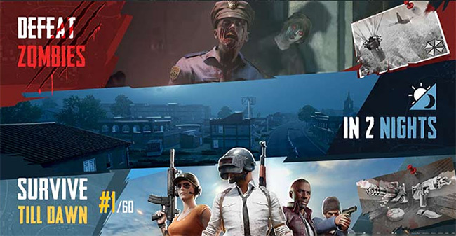 Chế độ zombie trong game sinh tồn PUBG Mobile 0.11