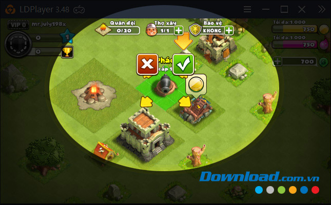 Tìm vị trí để đặt vũ khí trong Thời Loạn