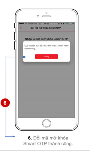 Đổi mã khóa thành công