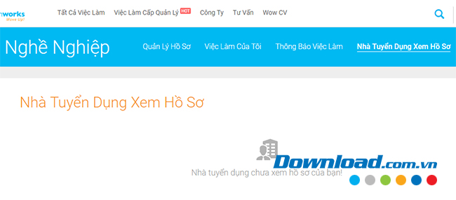 Các nhà tuyển dụng đã xem hồ sơ