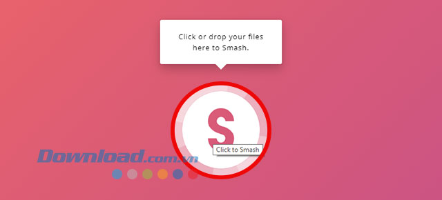 Giao diện upload file 