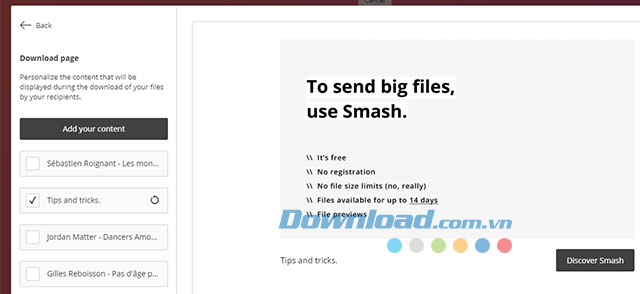 Thiết kế giao diện trang upload file