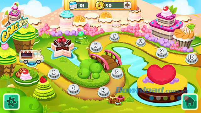 Lựa chọn cấp độ chơi game đầu tiên