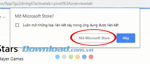 Mở game trên Microsoft Store