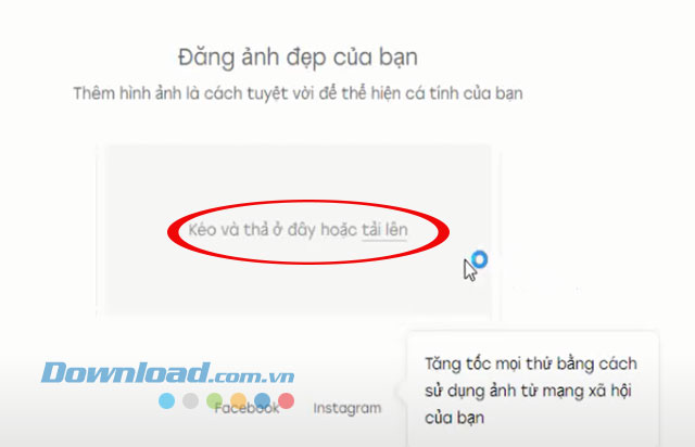 Đăng ảnh đại diện cho tài khoản Badoo của bạn
