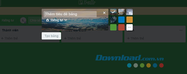 Đặt tên kế hoạch mới