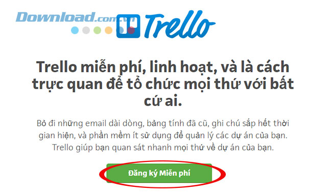 Đăng ký tài khoản quản lý công việc Trello miễn phí