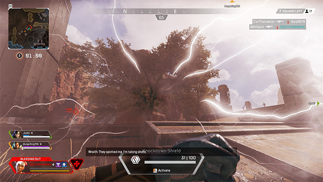 Sử dụng Knockdown Shield trong