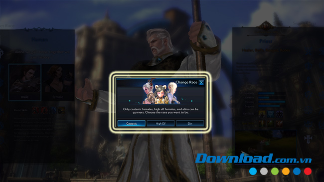 Thay đổi hình dáng nhân vật