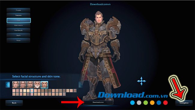 Đặt tên cho nhân vật chơi Tera