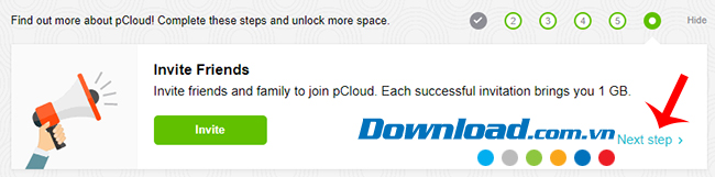 Cách sử dụng pCloud