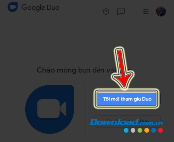 Chọn người sử dụng mới