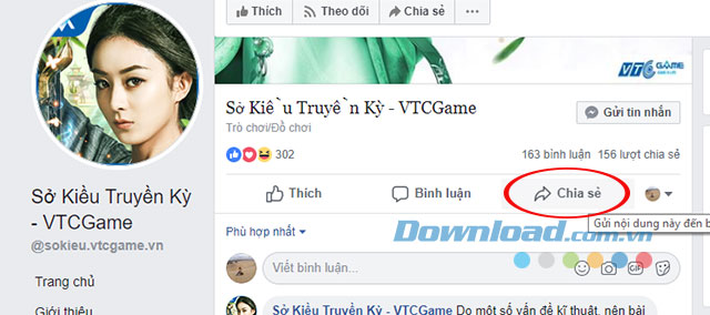 Cách nhập Giftcode game Sở Kiều Truyền Kỳ