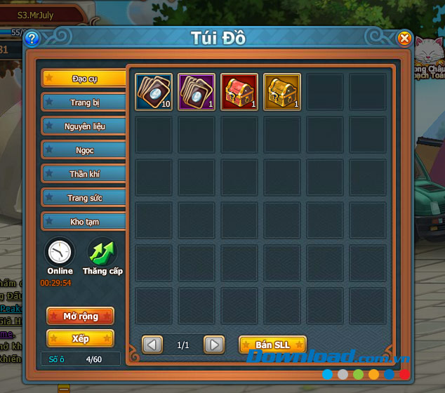 Danh sách quà tặng