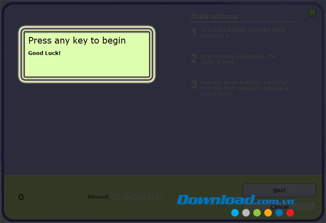 Bắt đầu chơi game 