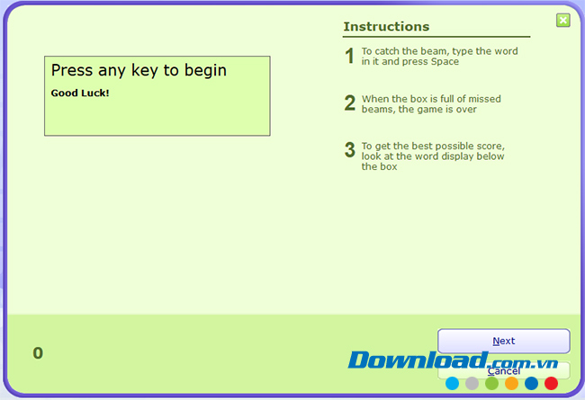 Chọn chơi game khác 