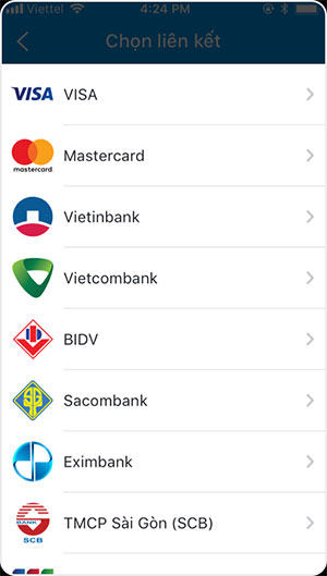 Liên kết tài khoản