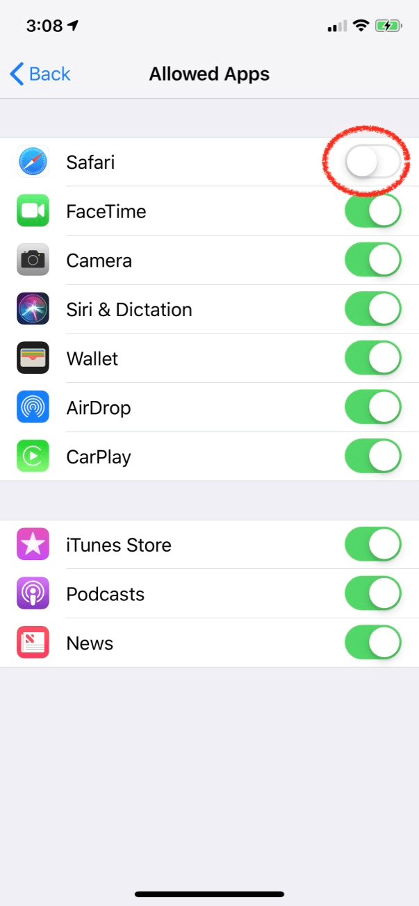 Thiết lập hiển thị ứng dụng