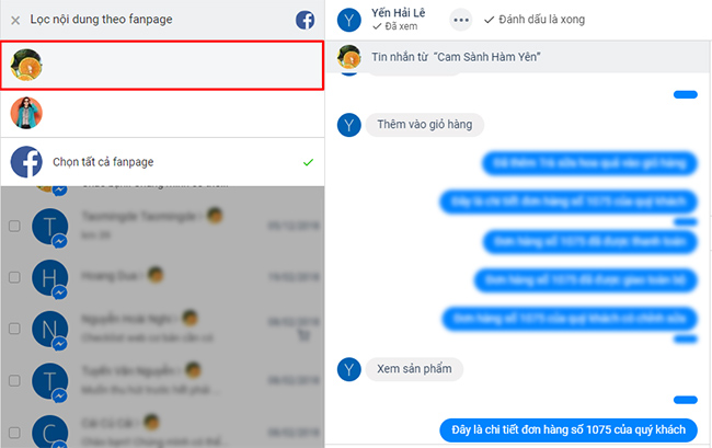 Lọc nội dung nhanh chóng