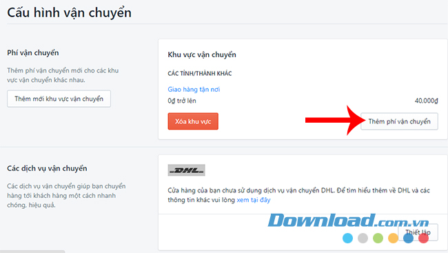 Phương thức vận chuyển