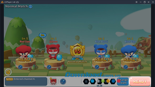 Hướng dẫn chơi BnB M trên giả lập Android