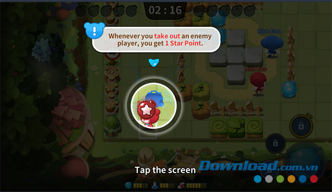 Chơi game đặt bom Boom M trên máy tính