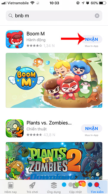 Cài đặt Boom M cho iPhone, ipad