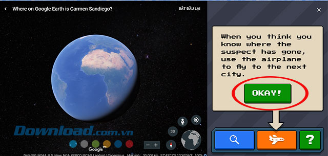 Thực hiện chuyến bay đến vùng đất mới