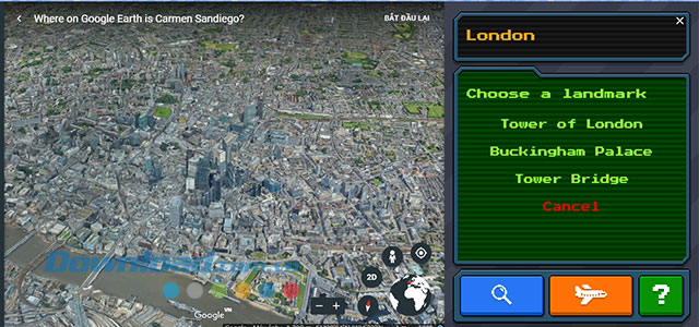 Đến 1 địa điểm cụ thể và tìm kiếm nhân chứng