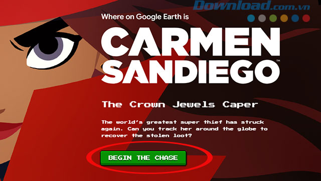 Bắt đầu tham gia game siêu trộm trên Google Earth