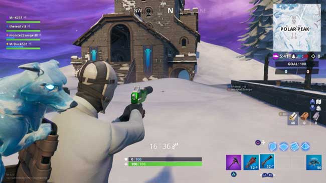 Xóa sổ kẻ thù tại Happy Hamlet