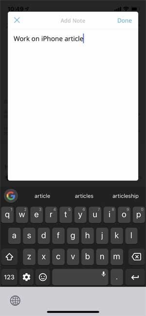 Gboard iphone
