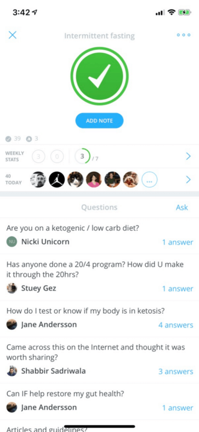 Thiết lập mục tiêu qua Coach.me