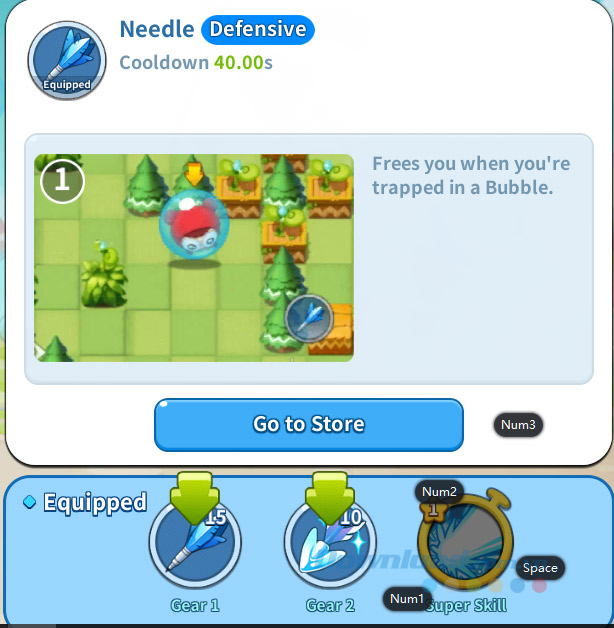 Chọn vật phẩm thay thế