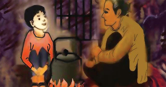 Hình ảnh bếp lửa - Mẫu 2