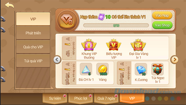 Cấp độ VIP