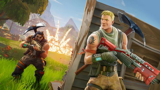 Ngụy trang trước khi trị thương trong Fortnite