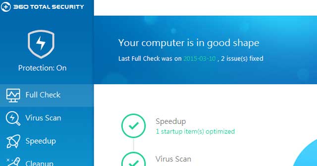 Hướng dẫn dọn dẹp máy tính bằng 360 Total Security - Download.vn