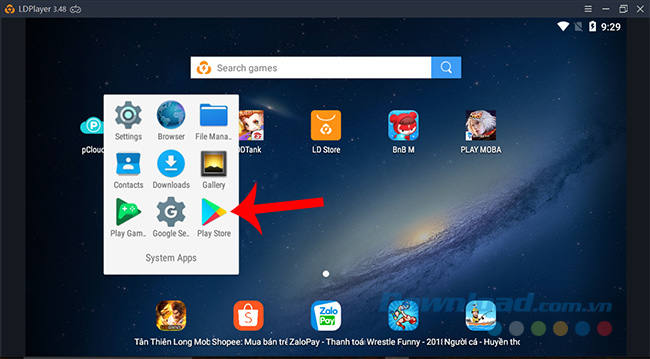 Giao diện giả lập
