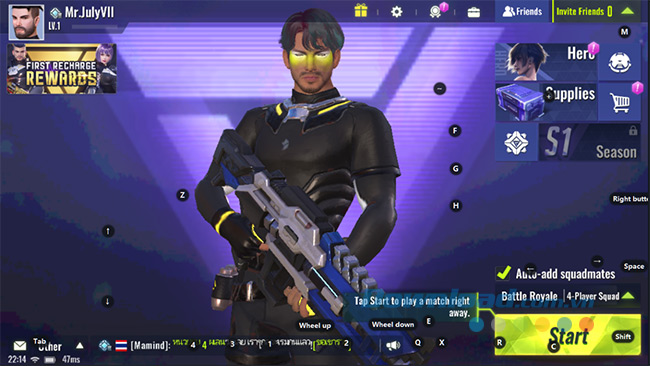 Bắt đầu vào chơi Cyber Hunter