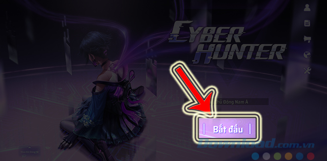 Nhấp vào Bắt đầu